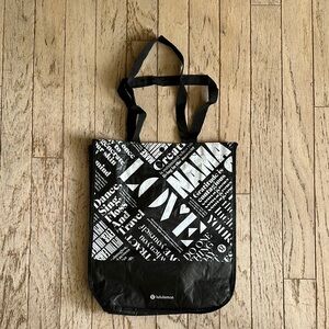 lululemon athletica Black and White Tote Bag